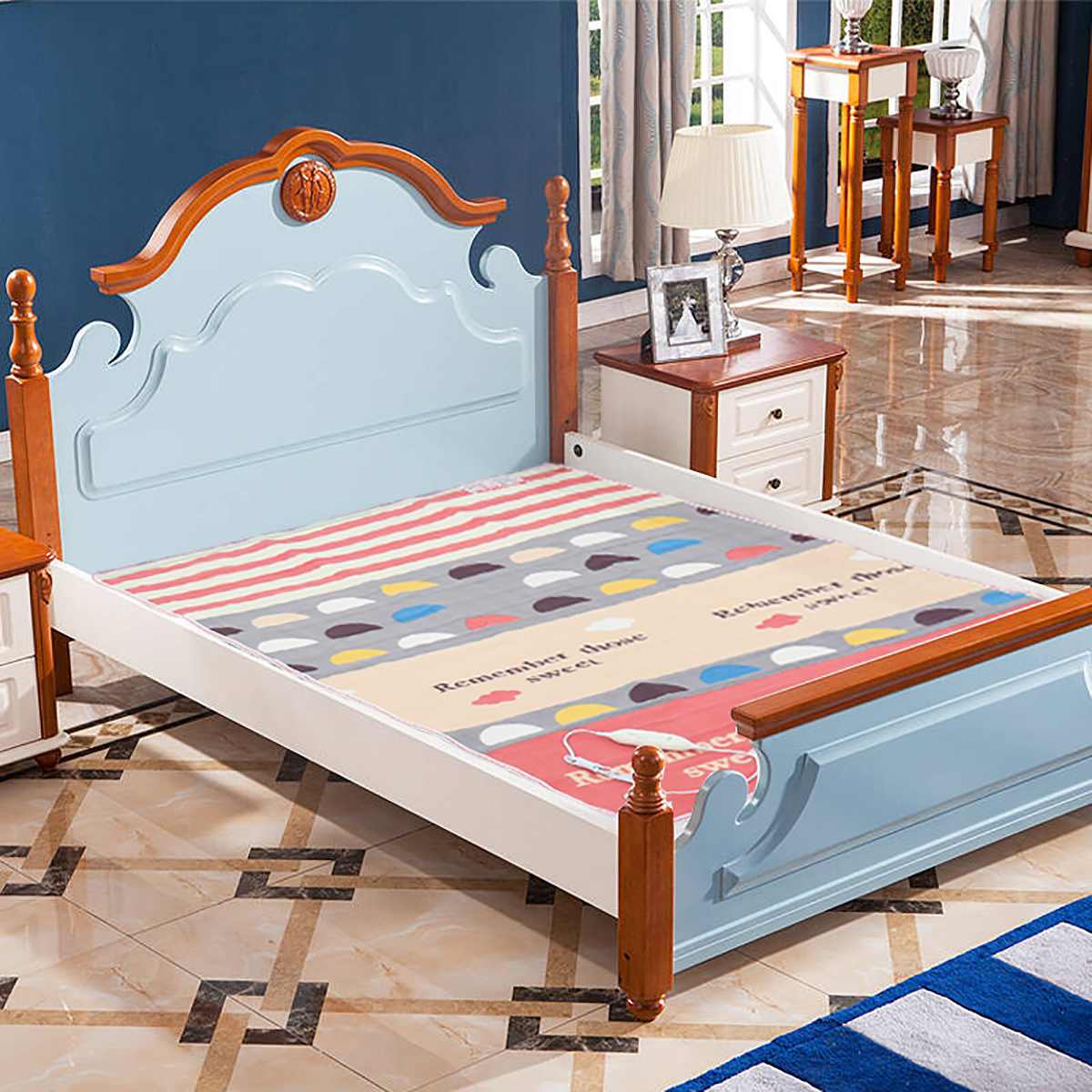 Winter Electric Heated Blanket Waterproof Automatic Power-Off Protection Heating Blanket Adjustable Temperature with Controller