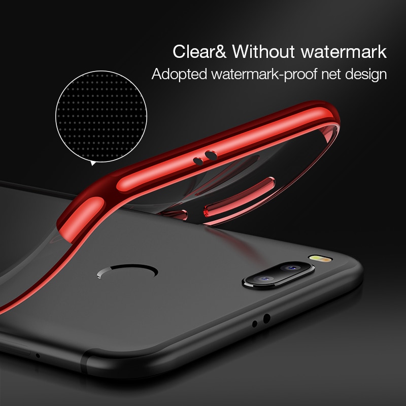 Luxury Original Phone Cases for Xiaomi Mi 8 Mi8 SE Soft TPU Ultra Thin Transparent Plating Back Cover for Xiaomi 8 Lite Explorer