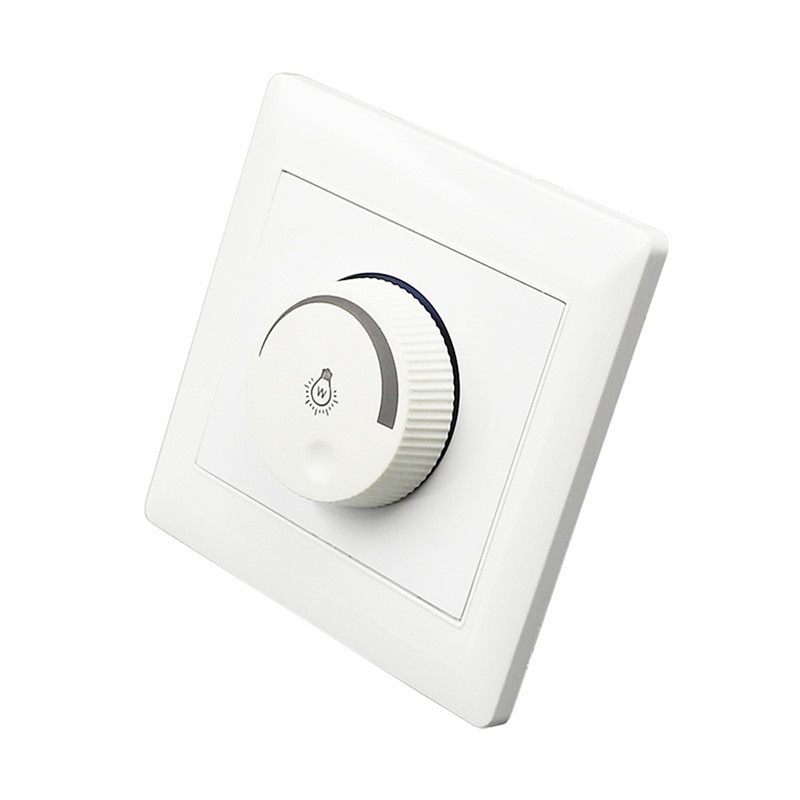 Kaigrlin LED Dimmer Swith 220 V-250 V 100 W LED Knop Dimmen Panel 86 Soort Verborgen Installatie Schakelaar Dimmer Voor LED Lampen