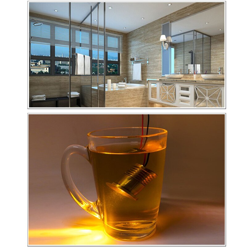 Spot LED spotlight ingebed 12 V-24 V kleine spotlight kleding winkel etalage teller verborgen IP65 waterdichte mini downlight