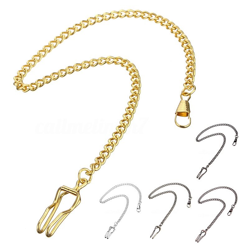 Retro Antieke Vintage Zakhorloge Ketting Goud