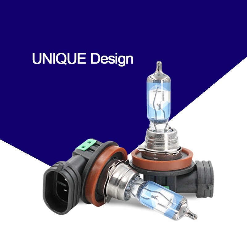 Pegasus bil halogen forlygte  h1 h3 h4 h7 h11 hb3 9005 hb4 9006 9012 55w 2000lm auto pære forlygte til bil