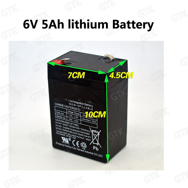 6v 4ah 4.5ah 7ah 10ah 12ah 12v 7Ah lithium battery for electronic scale Access control children toy airplane rc tank UPS