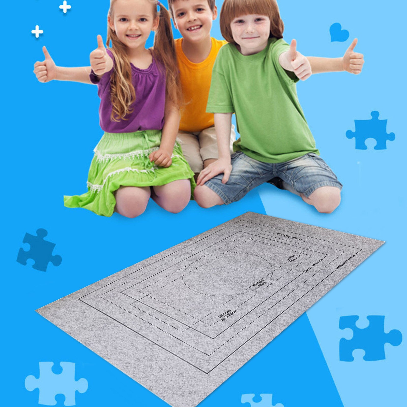 100Cm X 140Cm Puzzels Pad Jigsaw Roll Voelde Mat Playmat Puzzels Deken Voor Tot 3000 Stuks Opslag puzzel Rolle Matte Teppich Matte