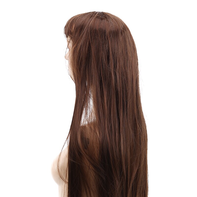 Synthetic Drawstring Ponytail Hairpieces Clip In Hair Extension For Women Bangs Hair Natural Long Straight Hair False Hair: light brown
