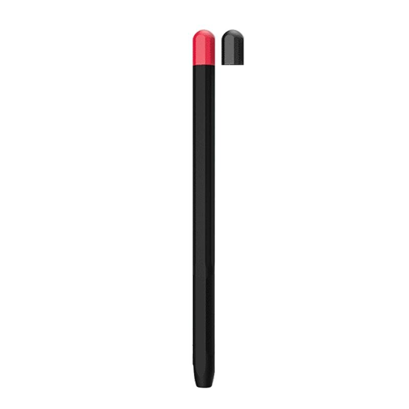 Capa de segurança protetora para apple pencil 2 anti-choque anti-perdido slicone capa de manga para ipad tablet touch pencil 2 kits: Black