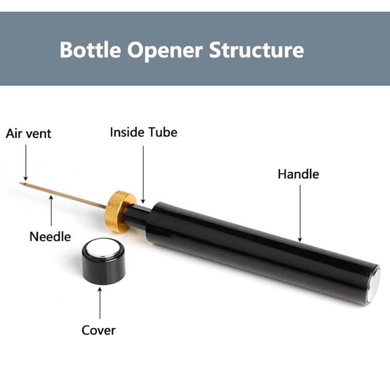 Air Pump Wine Corkscrew Portable Wine Bottle Opener Wine Corkscrew Air Pressure Pum Stopper Beer Bottle Opener Bar Accessories