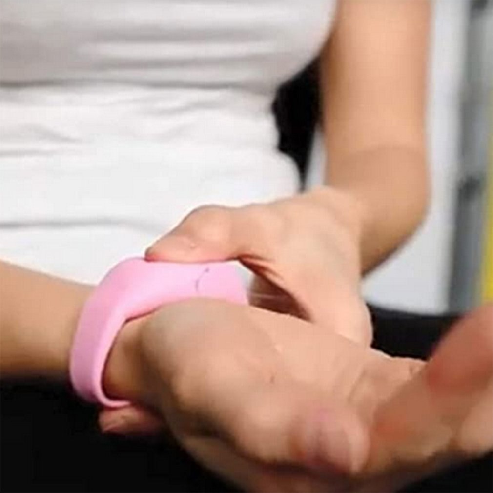 1P Wistband Hand Doseer Hand Ontsmetten Drinkbaar Silia Gel Afzien Pompen Ontsmetten Hand Baelets Wist Baelet