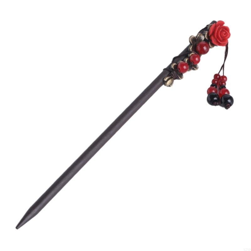 N7YD Antiek Chinese haarpen Haar ornament Traditionele haardecors voor Han -kostuum: Sky Blue