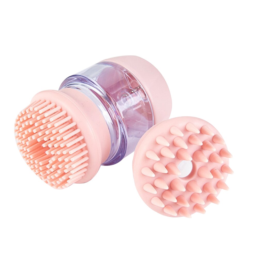 Hond Bad Borstel Kam Pet Spa Massage Borstel Zachte Silicone Honden Katten Douche Haar Grooming Kam Hond Schoonmaken Tool dierbenodigdheden: pink