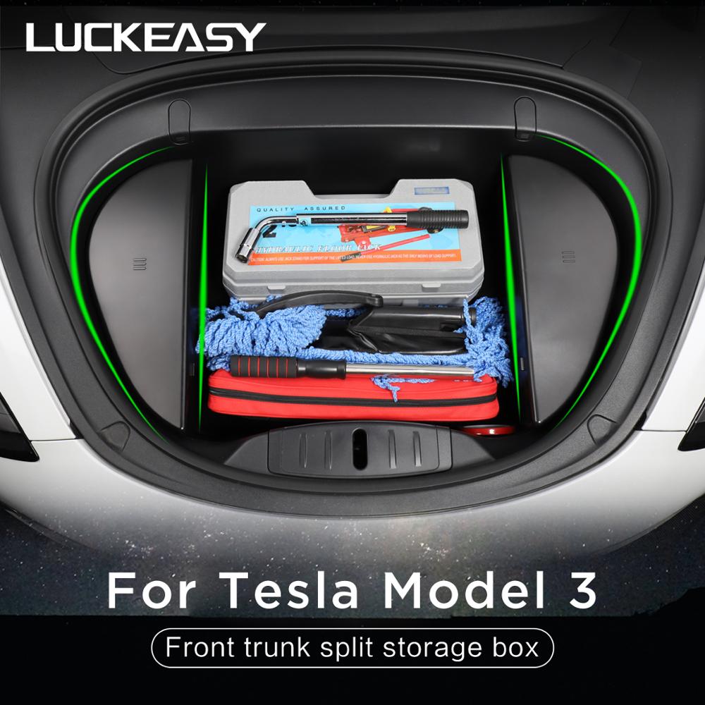 For Tesla Model 3 car Front trunk split storage box model3 Essential storage box for daily organization travel