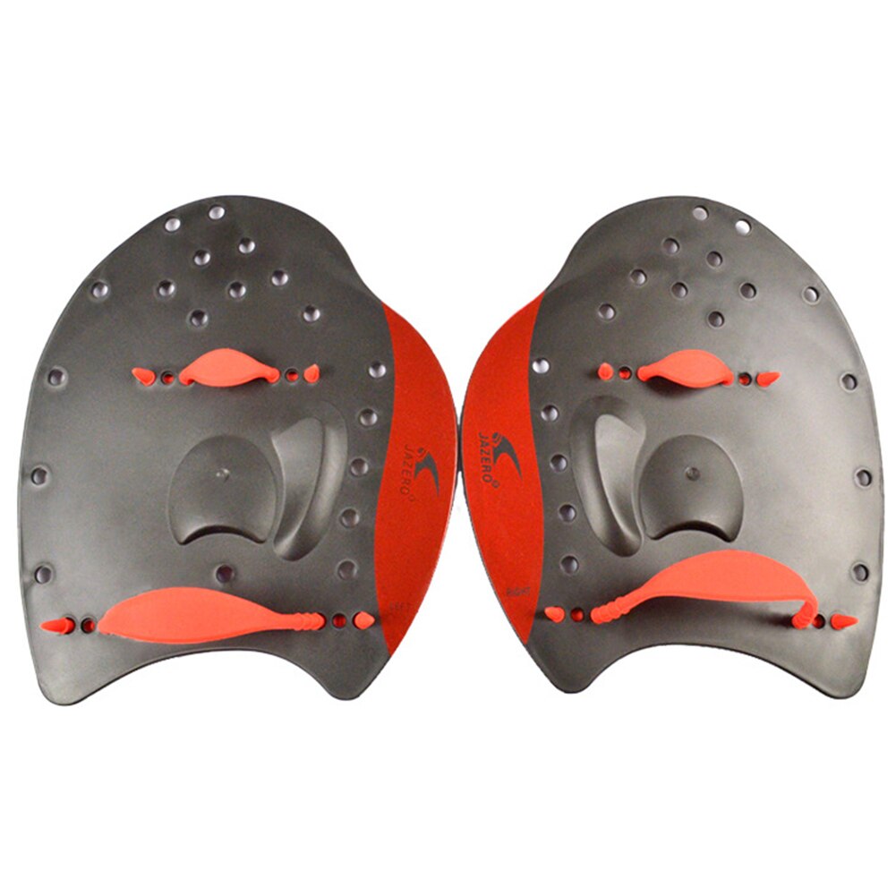 1 Pair Kid Adult Equipment Workout Hand Paddle Multiple Holes Fin Swimming Adjustable Water Sport Diiving Training Aid Silicone: Red
