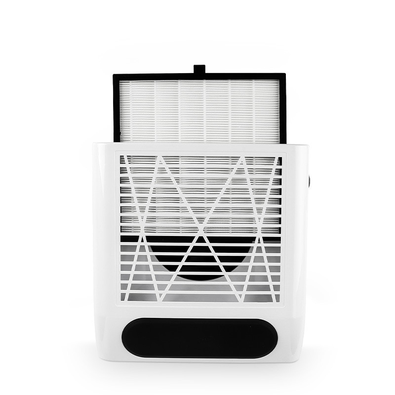 80W Strong Power Nail Dust Collector Nail Fan Art Salon Suction Dust Collector Machine Vacuum Cleaner Fan With Reusable Filter