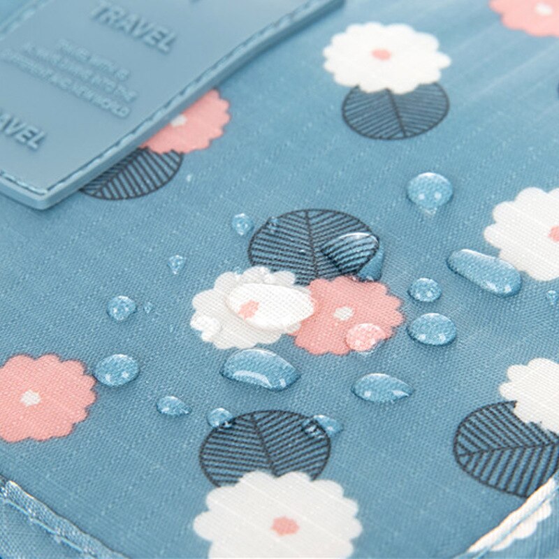 JULY'S LIED Koreaanse Draagbare Cosmetische Tas Multifunctionele Verpakking Organisatoren Tas Zwart Waterdichte Reizen Opbergtas