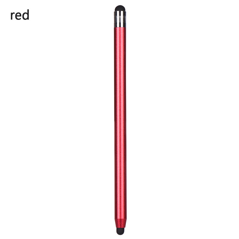 Universal Capacitive Screen Touch Pen for Mobile Phone 2 in 1 Stylus Pen Drawing Tablet Pens Smart Pen Accessories: Type1 red