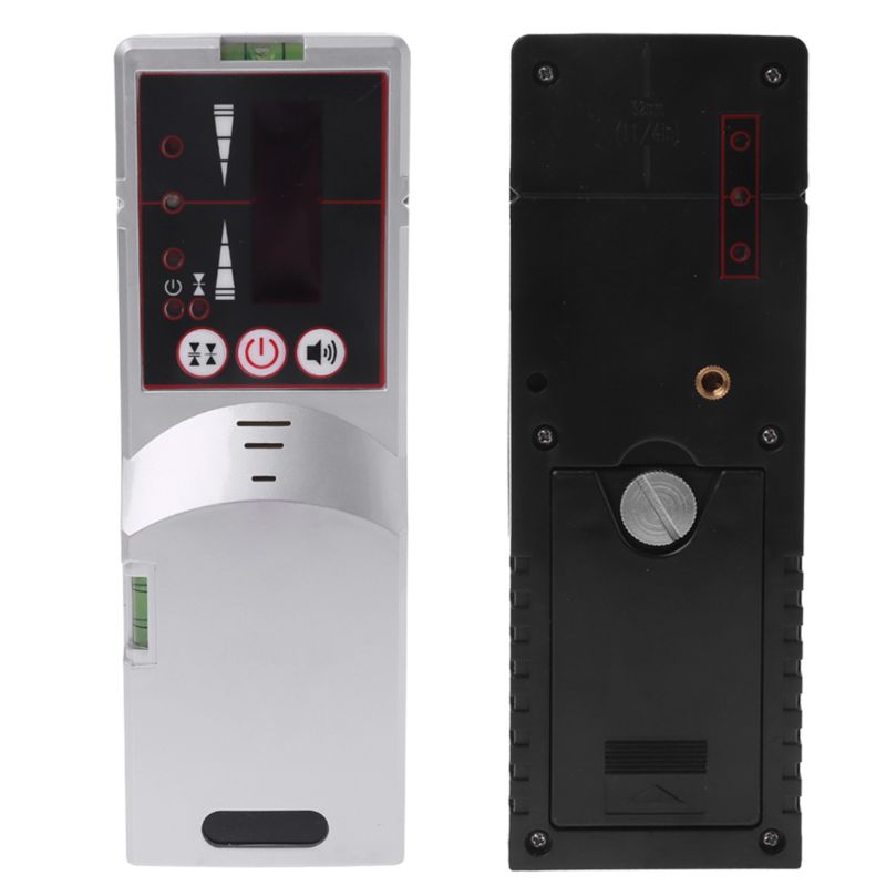 Level Detector Red Beam Light 635nm Cross Line Outdoor Receiver with Clamp