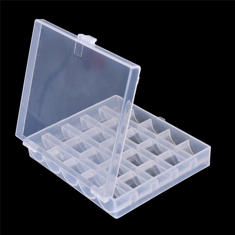 1 x Spule Kasten transparent Leere Spulen Spulen Kasten Spule fallen Deckt NäHenne Werkzeuge NäHenne Maschine: Ursprünglich Titel