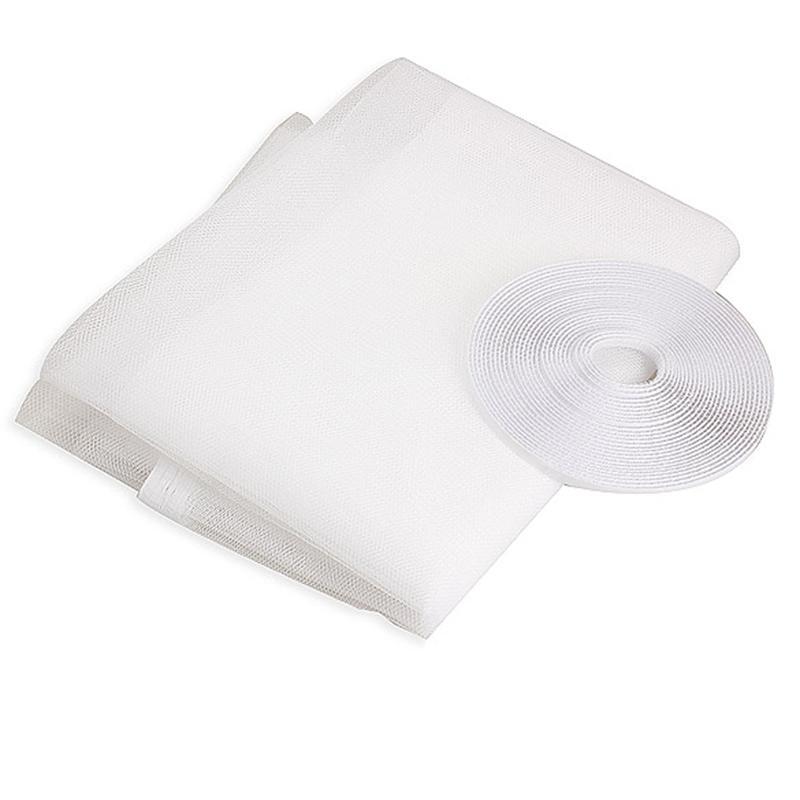 Indoor Insect Fly Mosquito Net Screen Curtain Mesh Bug Mosquito Netting Door Window Screen Self-adhesive Protection With Tape
