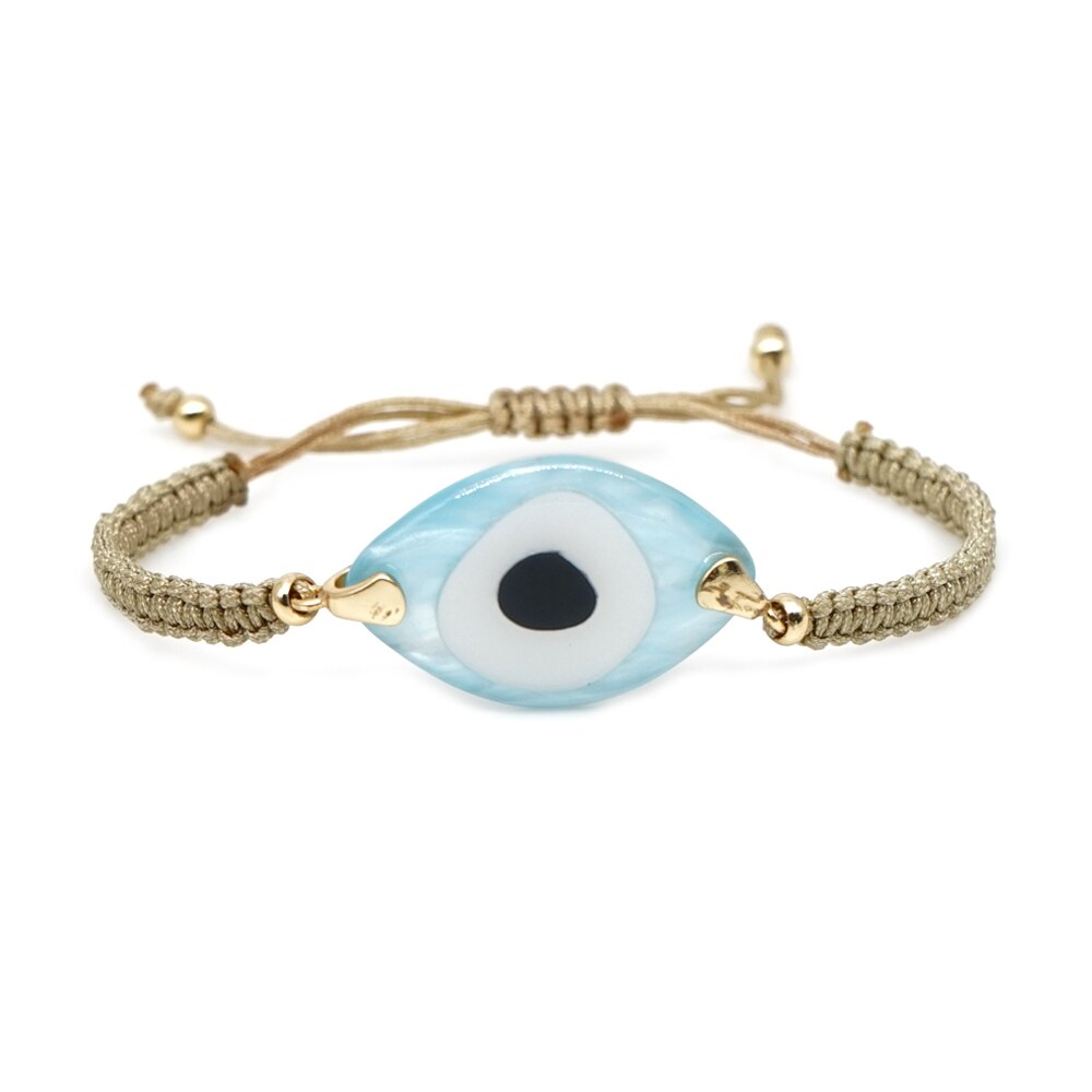 Go2 boho ins turkse boze oog armband voor vrouwen sieraden gevlochten vriendschapsarmbanden geweven pulseras sieraden: B-b190055b