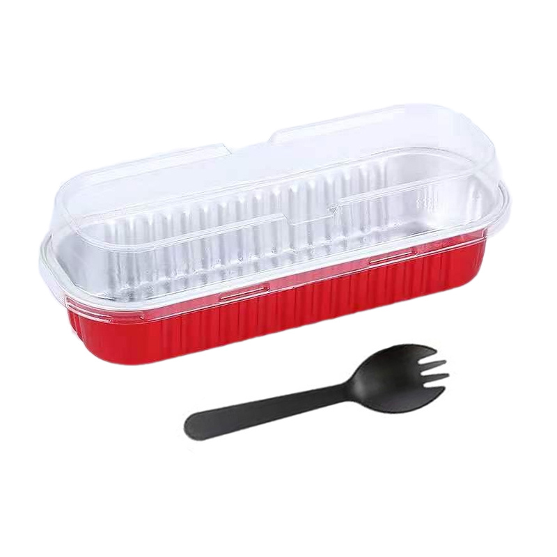 50 teile/satz Aluminium folie Kuchen form mit Deckel & Gabel Mini Backformen hitze beständige Brot Muffin Kuchen behälter Küchengeräte: Licht Grau