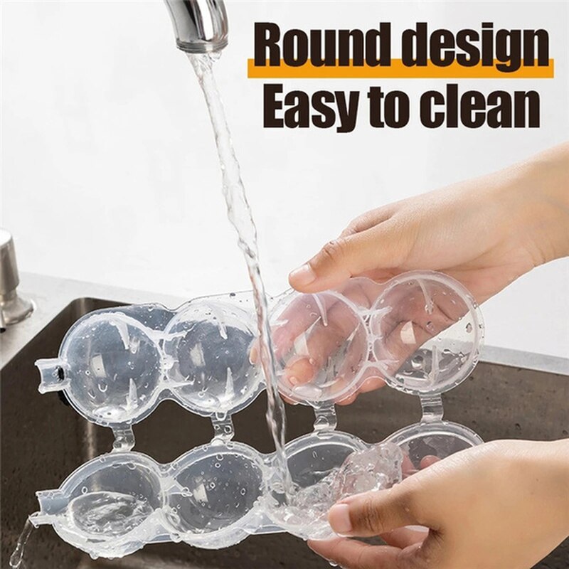 4 wnęka kula Whisky lody forma w kształcie kuli okrągłe galaretki Icecube producent formy DIY Cocktai hokej zrobić narzędzia dla domu bar impreza