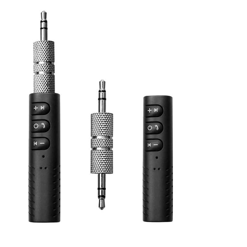 Mini 3.5mm Jack Bluetooth Car Kit Handsfree Music Audio Receiver Adapter Auto Bluetooth AUX for Speaker Headphone
