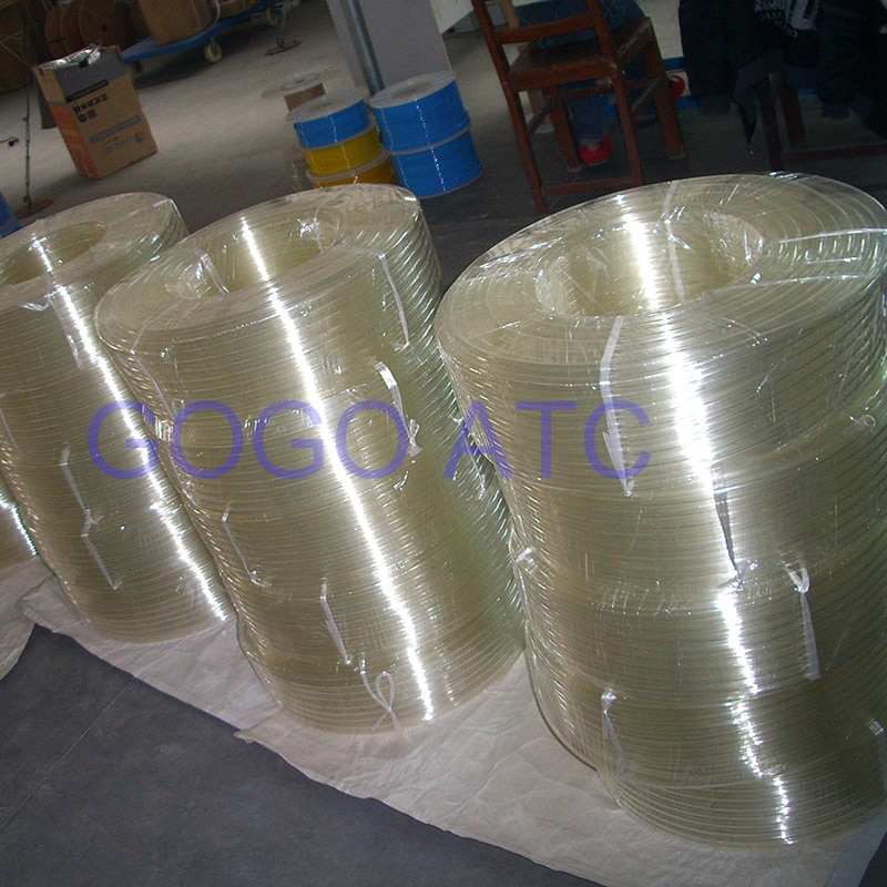 Diámetro exterior 12mm diámetro interior 10mm PU12 * 10 100m Longitud pu manguera neumático tubo de aire tubo de poliuretano