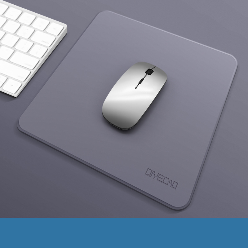 Small Mouse pad Non-Slip Gaming Desktop Silicone Mouse Pad Waterproof Anti-Scratch Easy To Clean Mat For PC Laptop Desktop: WHITE