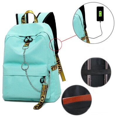 USB Laptop Backpack Women Men Waterproof Anti theft Travel Backpack School Bag For Teenage Boys Girls Students Bookbag Mochila: B-3