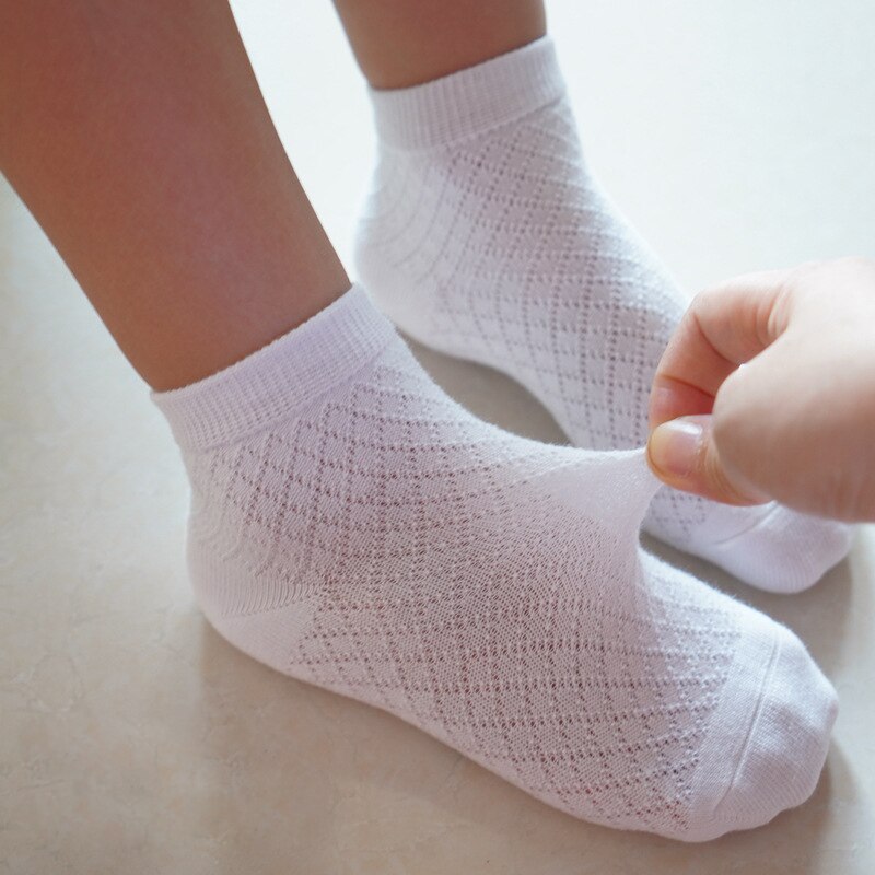 neue Sommer Socken Set Für Mädchen Baumwolle Dünne Atmungsaktive Kinder Schule Socken 5 Pairs Kind Mädchen Kleinkind Kurze Socken