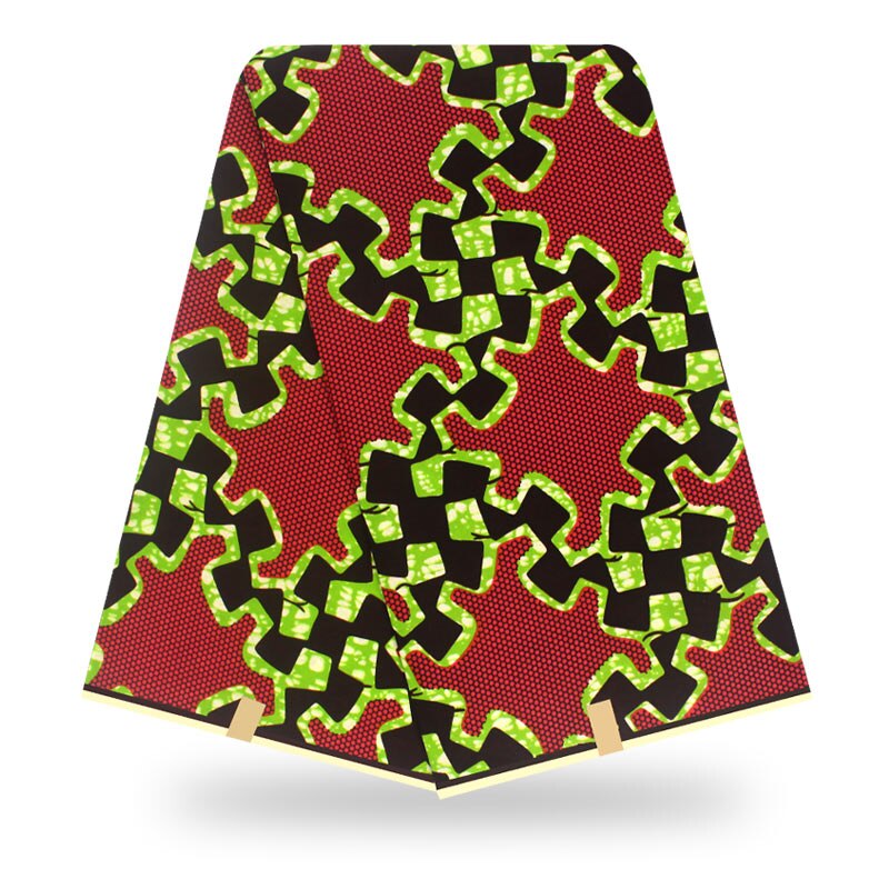 Colorful Real African Wax veritable African Fabric Wax Prints 100% Cotton for Dress 6yards Y200514-3: As picture 18