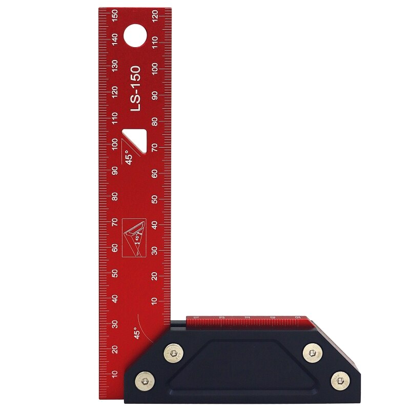 Woodraphic Precision Square Guaranteed T Speed Measurements Ruler for Measuring and Marking Woodworking Carpenters: GOLD