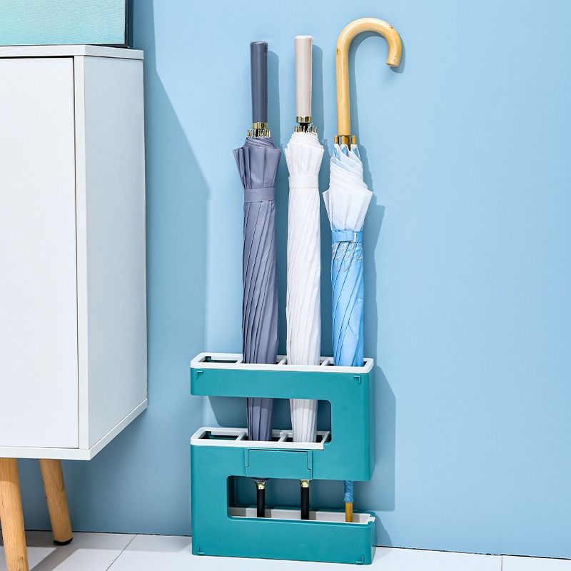 1 stks Plastic Wandmontage Parapluhouder Lekvrije Deur Hal Organizer Waterbestendig Opbergdoos voor Hal/Thuis