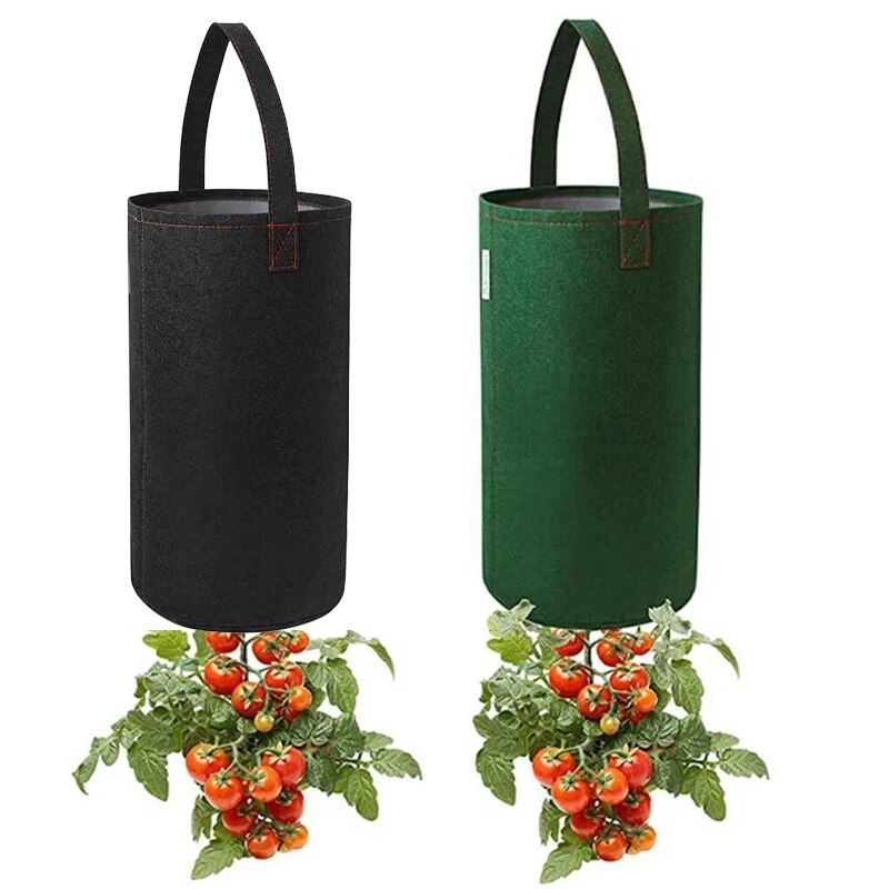 Vilt Plant Grow Bag Aardappel Grow Bag Met Handvat Opknoping Plant Pot Voor Groente Fruit Tuin Yard Planten Potten Saco de Cultivo