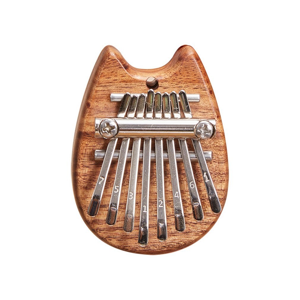 Mini Piano à pouce Kalimba 8 touches, exquis, clavier à grands sons, Instrument de musique E4W, Portable, pendentif, , nouveauté