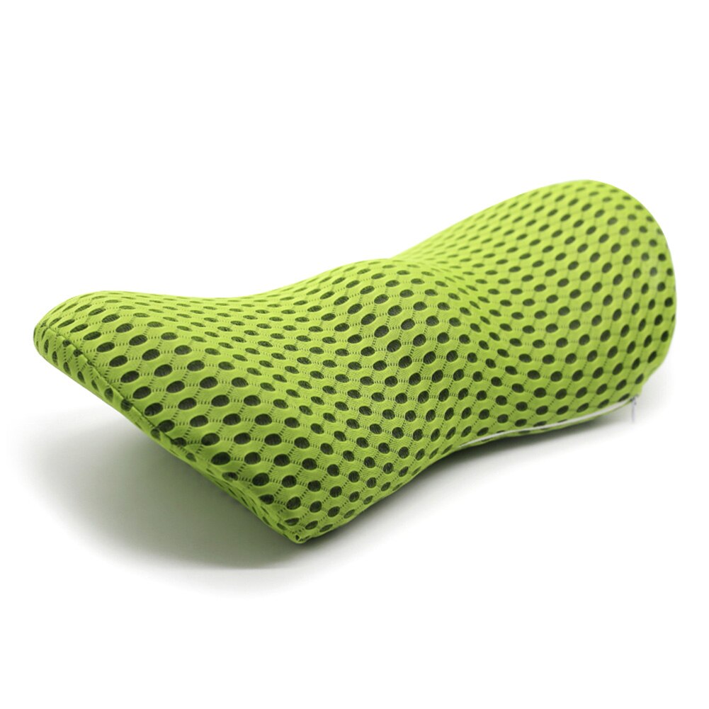 Memeory Foam Lendensteun Kussen Voor Office Stoel Terug Ondersteuning Taille Auto Kussen Trage Rebound Pregency Kantoor Kussen: green-net