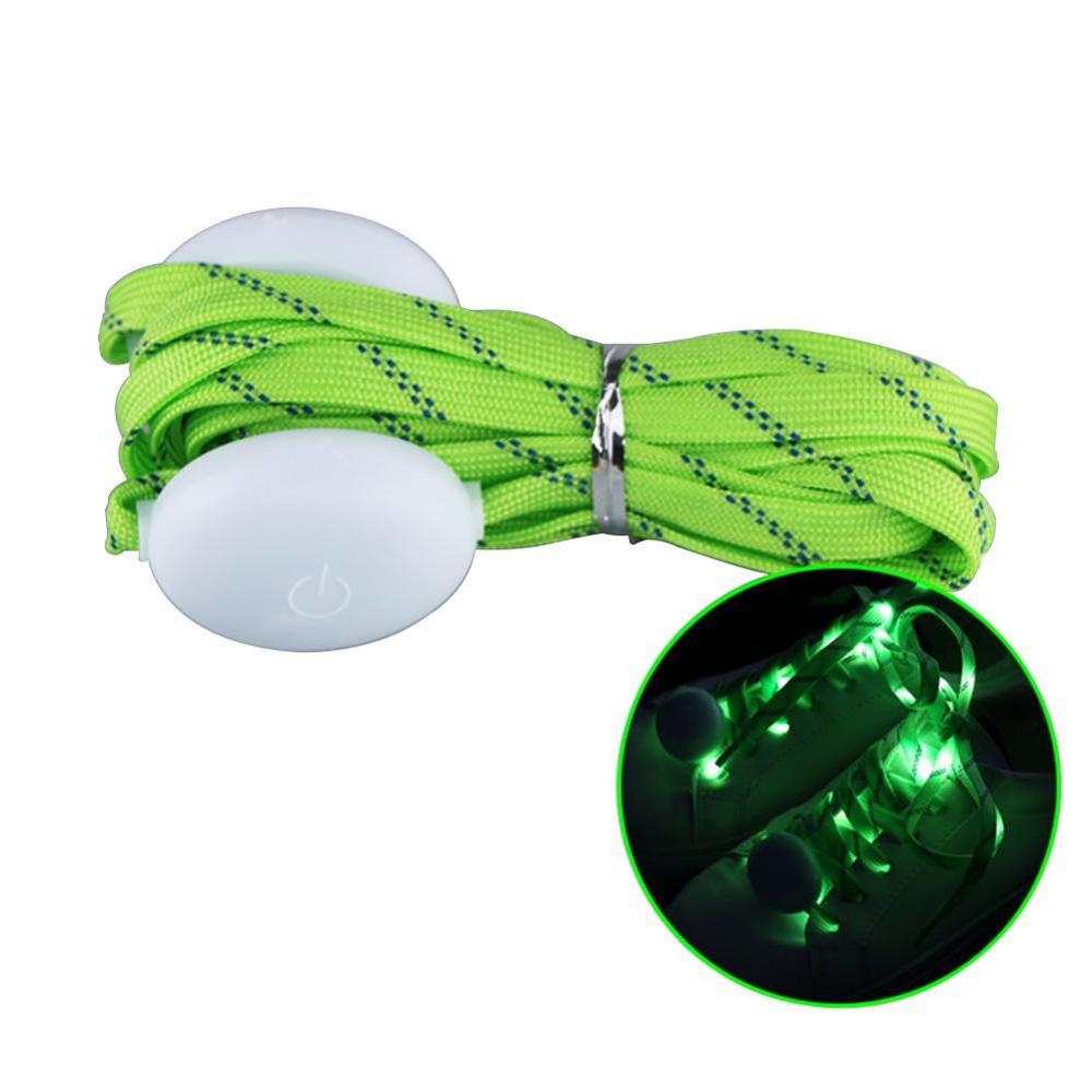 1 paar 120CM LED Schoenveters Cool Lichtgevende Knipperende Veters Disco Party Light Up Glow Nylon Band
