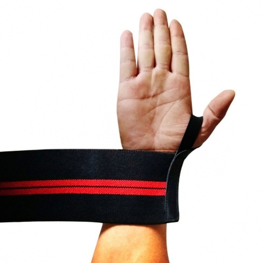 Fitness ranneke käsinauhat säädettävät aukeavat urheilukuntosali painonnosto käämitys väri satunnainen