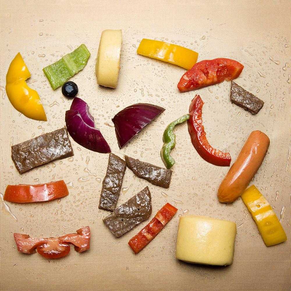 Copper Grill Mat Heavy Duty BBQ Grill Mats Non Stick BBQ Grill Baking Mats Reusable Easy to Clean Barbecue Grilling Accessories