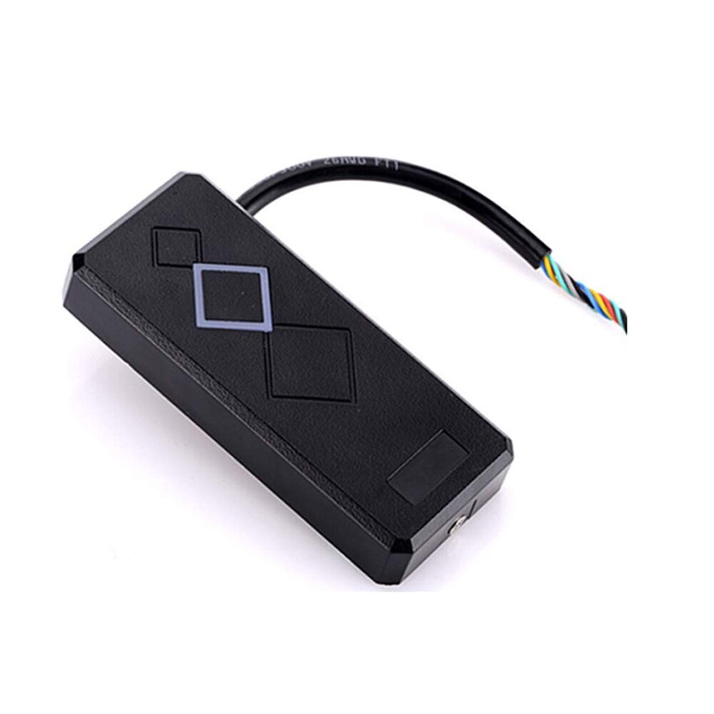 Waterproof 125khz 13.56Mhz Card Reader Wiegand 26 34 Card Reader LED Indicators Security RFID EM ID Card Access Control Reader: IC Reader