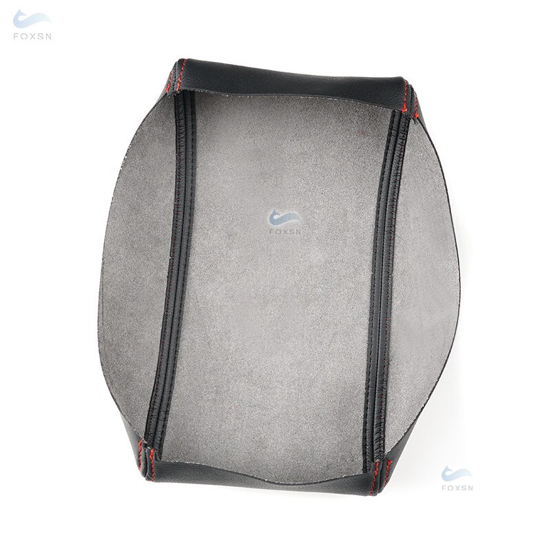 Garniture de boîte d&#39;accoudoir de commande centrale en cuir microfibre, accessoires de voiture pour VW Touran 2006 2007
