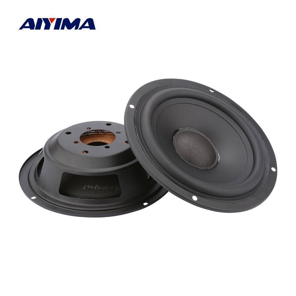 Aiyima 2Pcs Bass Speaker Passieve Radiator 3 4 6.5 8 Inch Woofer Diafragma Radiator Trillingen Membraan Speaker Reparatie Deel