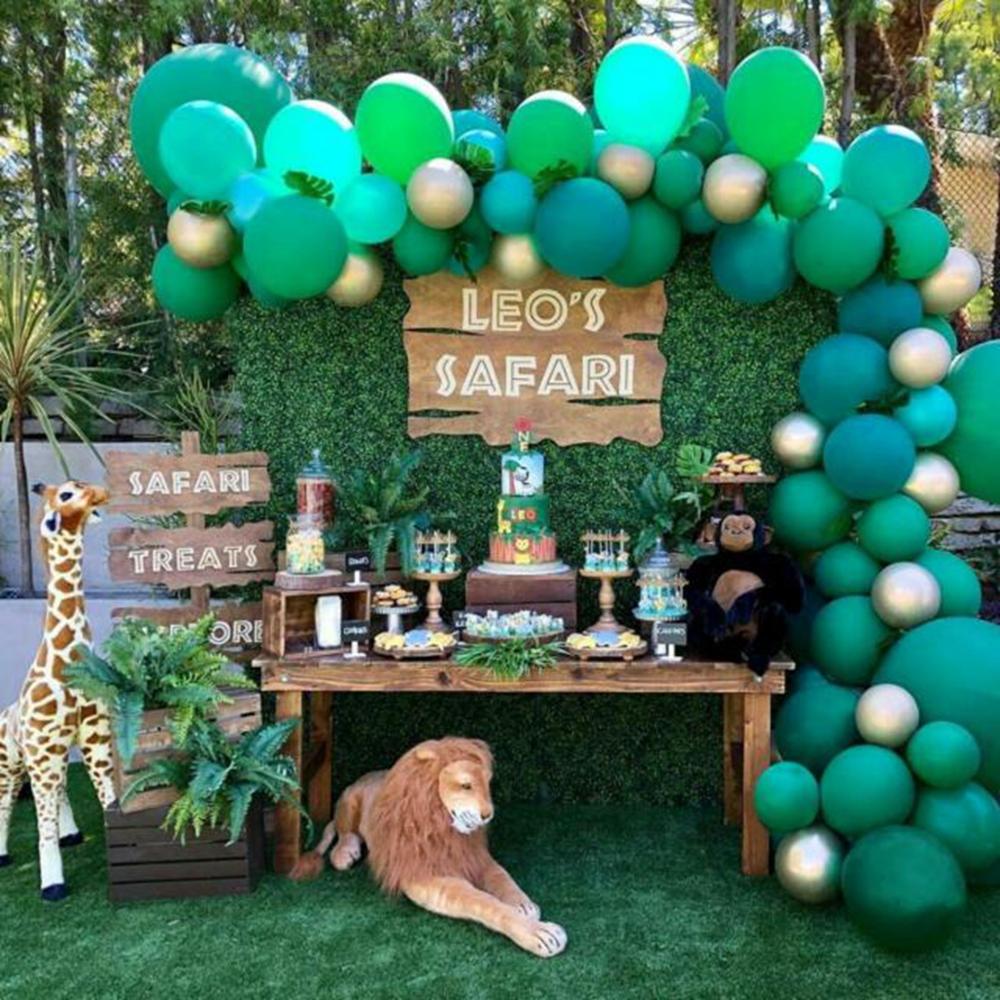 Søte jungel dyr kake topper kake dekor skog safari jungel fest grønn skog barn bursdagsfest dekorasjoner barn
