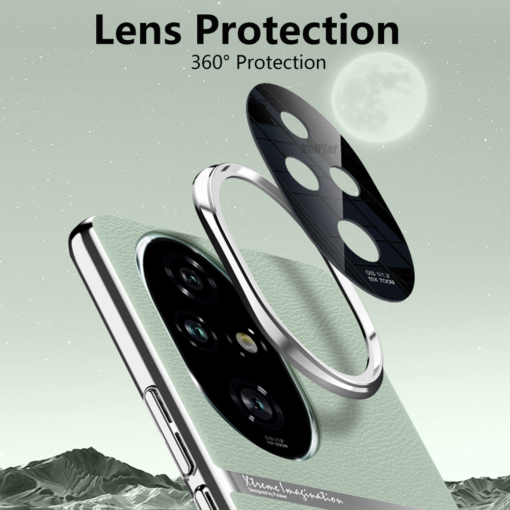 Originele Case Voor HONOR 200 Pro Luxe lederen Harde Schokbestendige Cover Voor HONOR 200 PRO Lens Bescherming Plating Skin Coque