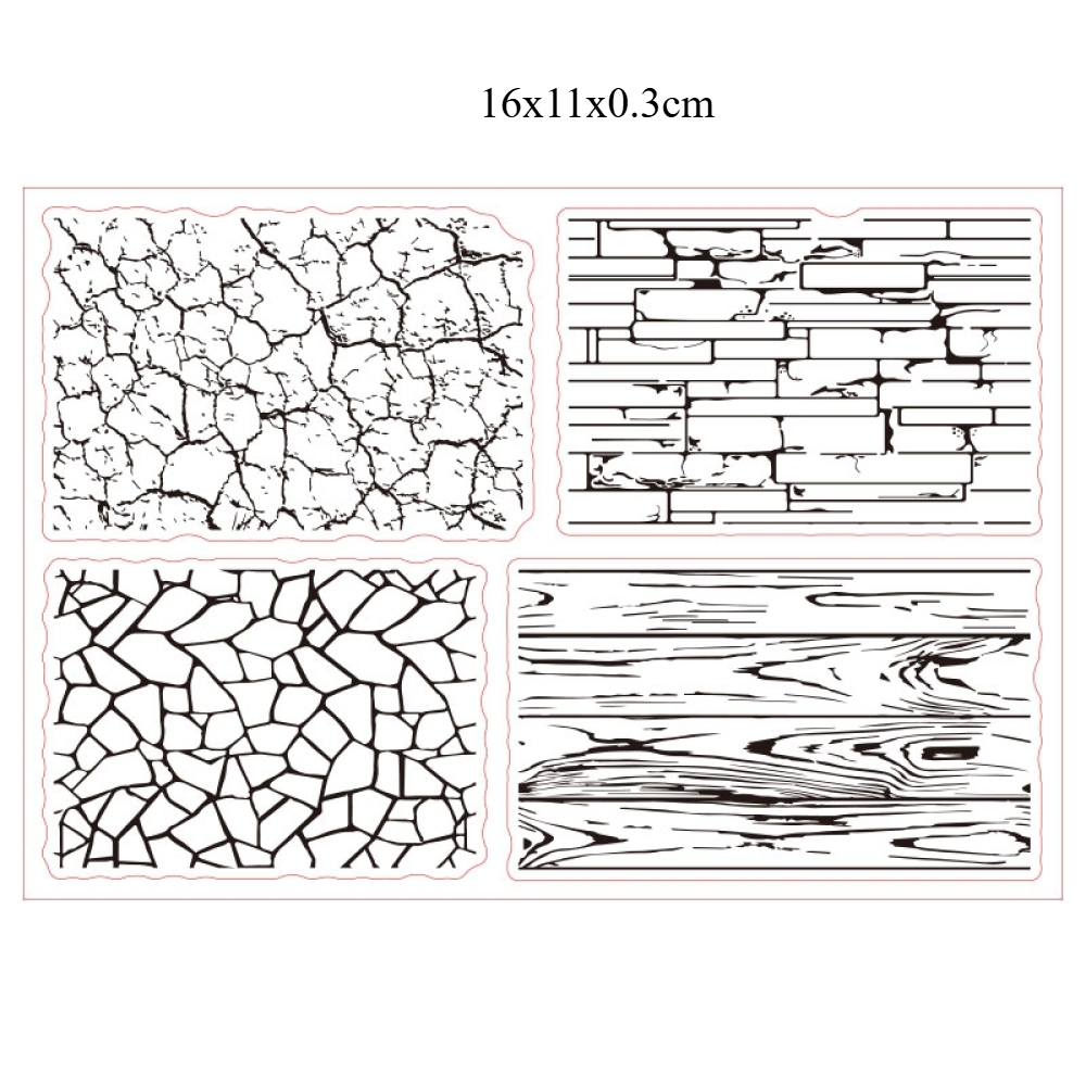 Black Cat Clear Stamps for DIY Scrapbooking Cat Border Silicone Stamp Seals Transparent Stamps for Cards Making Photo Album: MULTI