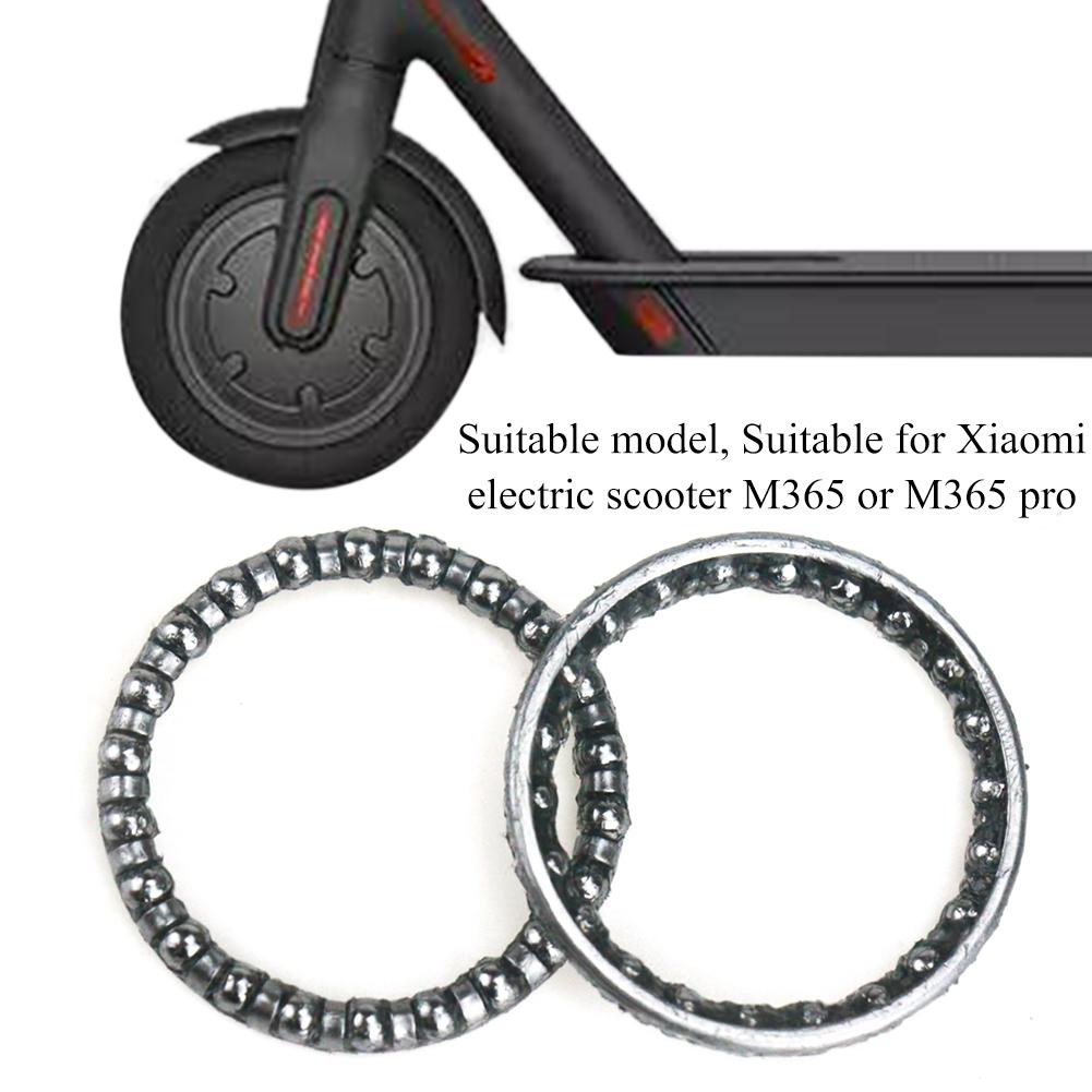 2 stk elektriske scooter lejer udskiftningsdele sølv reservedele scooter tilbehør til xiaomi mijia  m365 elektrisk scooter