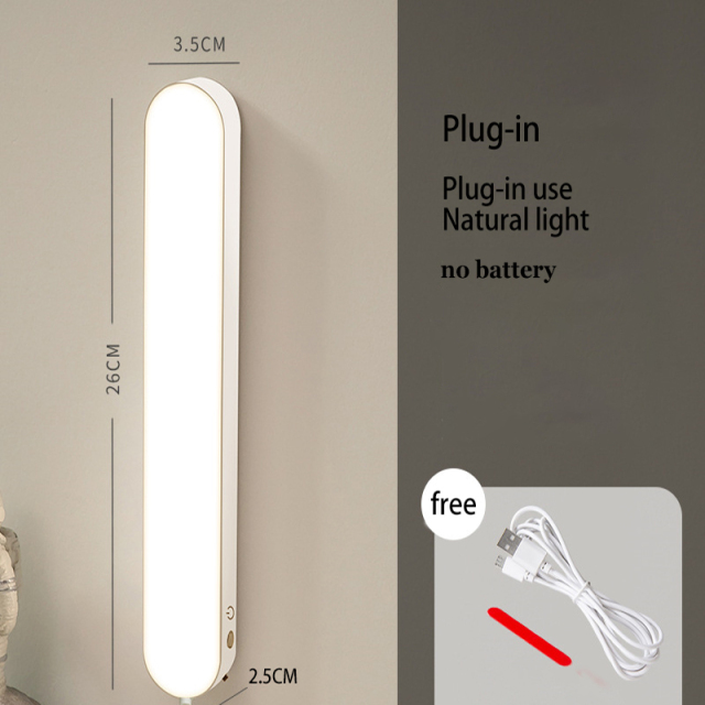 Bureaulamp Kantoor Studie Computer Led Verlichting Usb Oplaadbare Tafellamp Magnetische Afstandsbediening Beschermen Ogen Slaapkamer Night Lamp: USB Plug