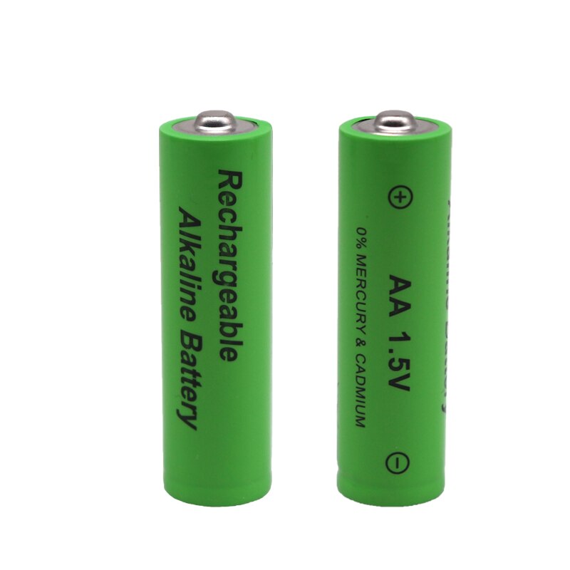 Piles alcalines rechargeables AA, 100% mAh, 4000 v, avec chargeur AA, nouvelle , 1.5: YELLOW