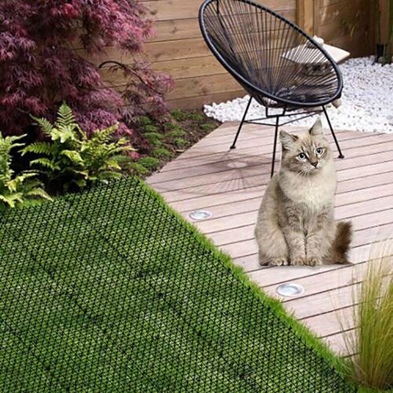 Red de jardín para gatos y perros valla para balcón, estera plana antigato para colgar en la pared, repelente de mosquitos para granja, Red de alambre de púas de plástico de seguridad