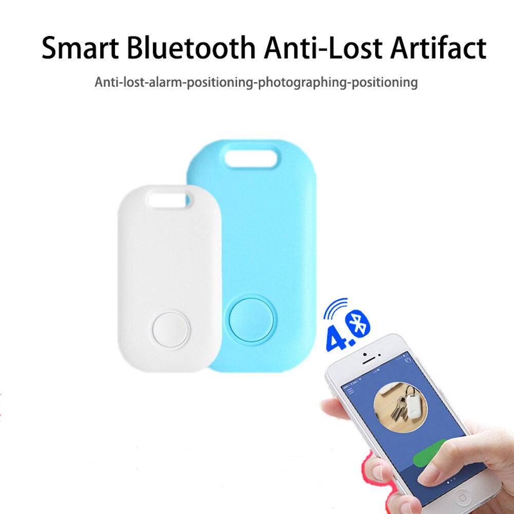 Mini Smart Finder Wireless Bluetooth Alarm Anti Lost Device APP Connection Bidirectional Alarm One-touch Find Locator Tracker